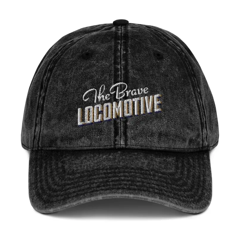 THE BRAVE LOCOMOTIVE Vintage Cap